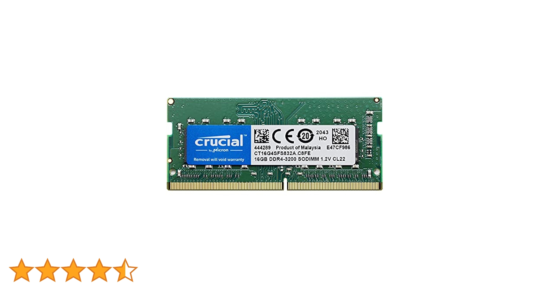 Crucial32(16×2)GB DDR4ノートPCメモリー PC4-3200 61TP8LlxaqL.jpg